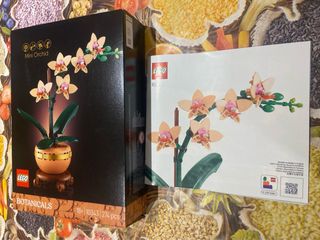 Istruzioni e scatola set lego botanicals 10343