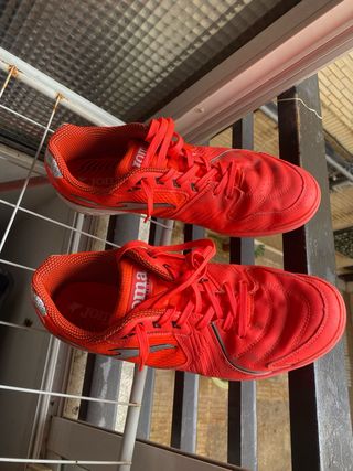 Botas de fútbol Joma naranjas talla 44