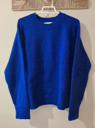 Jersey Stradivarius Azul Talla L