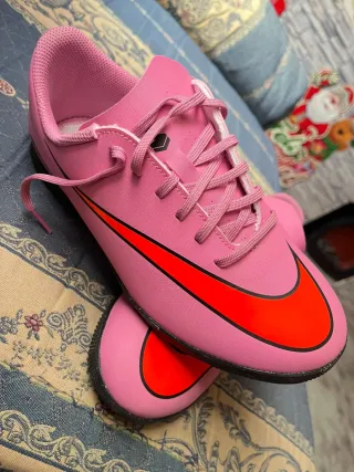 Zapatos Fútbol Sala Nike Rosa Naranja
