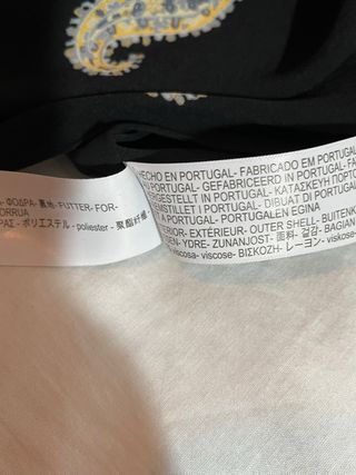 Vestido Massimo Dutti Negro Talla 38