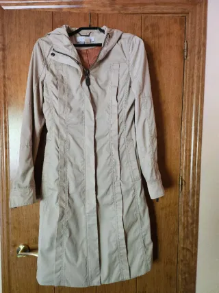 Gabardina Zara capucha mujer Talla S