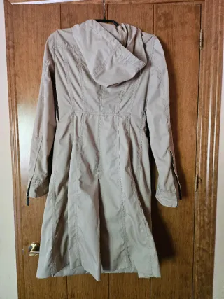 Gabardina Zara capucha mujer Talla S