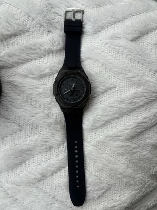 Reloj Casio G-Shock Negro y Plateado