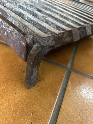 Parrilla para chimenea hierro