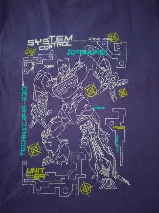 Camiseta niño robot System Control