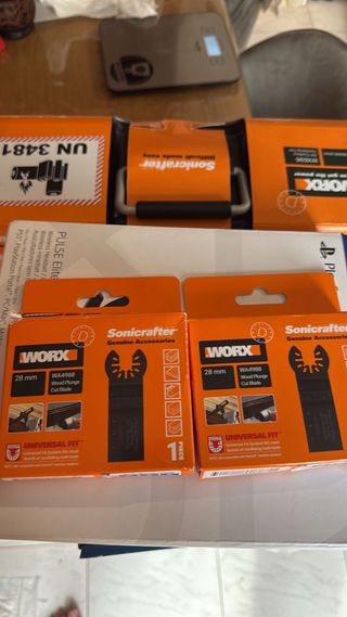 Lote 2 Cuchillas Worx Sonicrafter