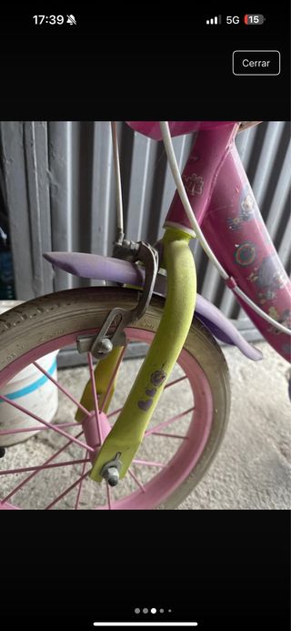 Bicicleta niña 5 años