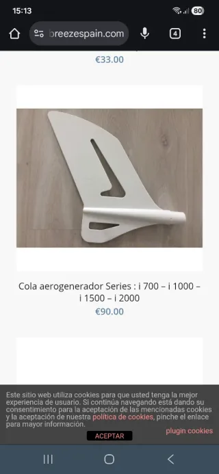 Generador Eólico ISTA BREEZE 48v 2000w