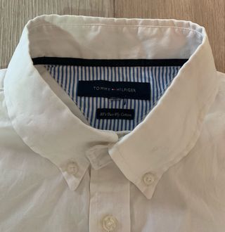 Camisa corta blanca Tommy Hilfiger