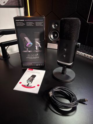 Fifine AM8 Micrófono Streaming Negro