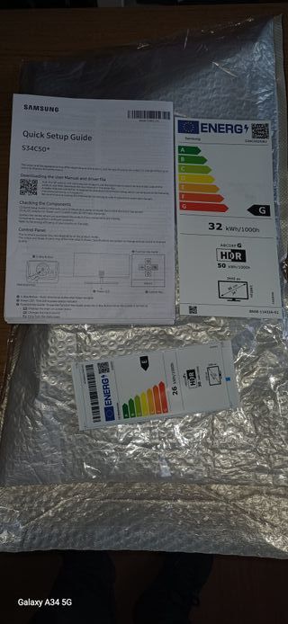 Monitor Samsung ViewFinity S5 34 LS34C502GAUXEN