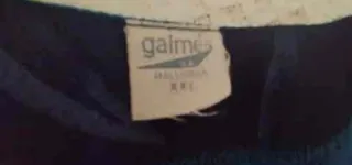 Blusa gasa floral azul y celeste