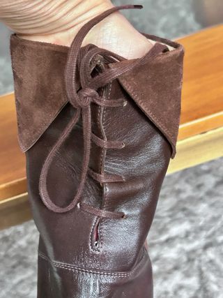 Botines Gloria Ortiz Piel Marrón Talla 38