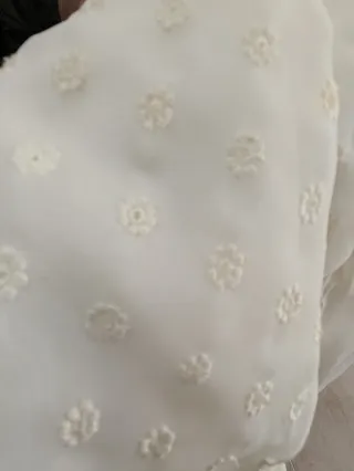 Vestido niña comunión corto con falda larga