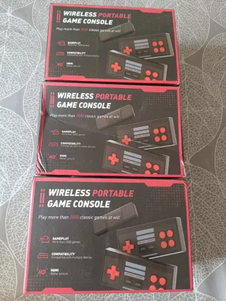 Videoconsolas con miles de juegos. Nuevas.