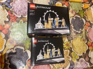 Istruzioni e scatola set lego architecture 21034