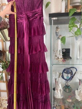 Vestido fiesta morado talla 36