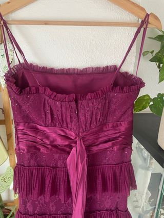 Vestido fiesta morado talla 36