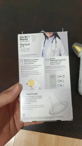 Braun thermoscan 3 termometro de oido