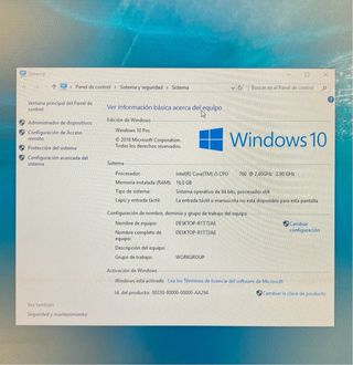 Pack PC + Monitor Dell 17” + Teclado Logitech