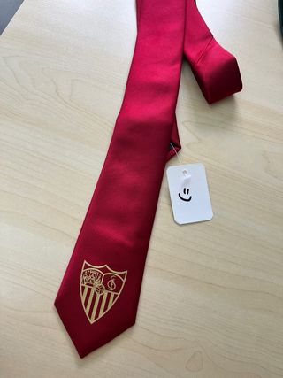 Corbata Sevilla FC Granate Escudo Dorado