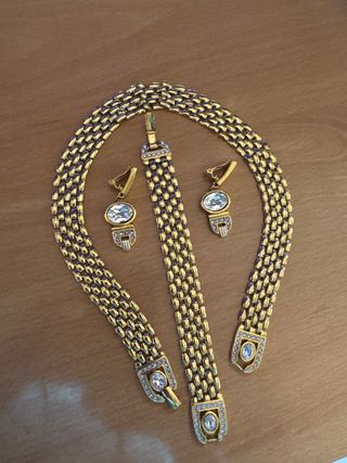 Conjunto Gargantilla, Pulsera y Pendientes