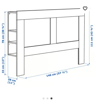 Cabecero Cama Blanco Ikea