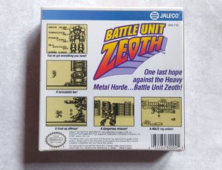 Battle Unit Zeoth Nintendo Game Boy
