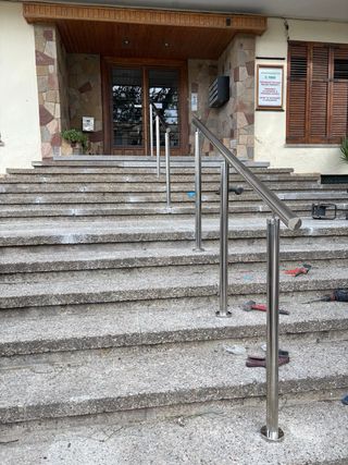 Barandilla de acero inoxidable