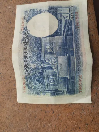 Billete 50 Pesetas Banco de España