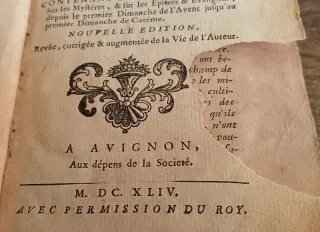 LIBRO MUY ANTIGUO.   (1644)