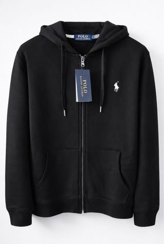 Sudadera Polo Ralph Lauren Negra con Cremallera –L
