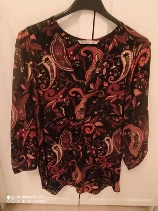 Blusa Stradivarius Estampada Paisley