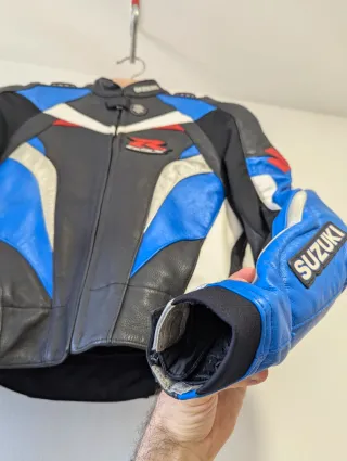 Chaqueta Moto Cuero Suzuki Talla S