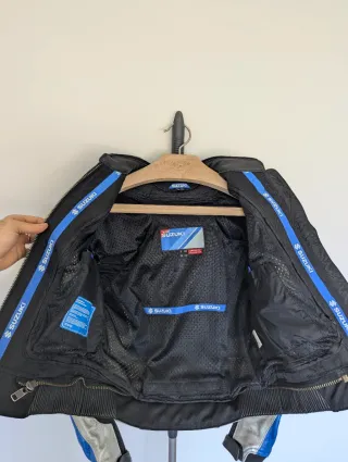 Chaqueta Moto Cuero Suzuki Talla S