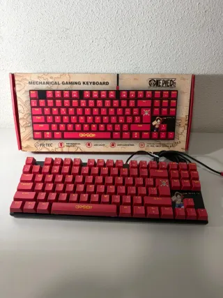 Teclado Mecánico Gaming FR-TEC One Piece Rojo