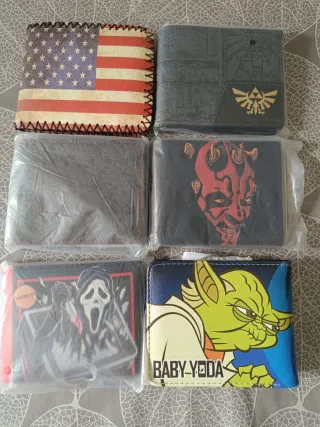 Carteras de hombre. Varios modelos. Nuevas.