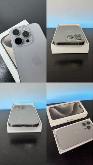 iPhone 15 Pro 128GB Titanio Natural + Caja