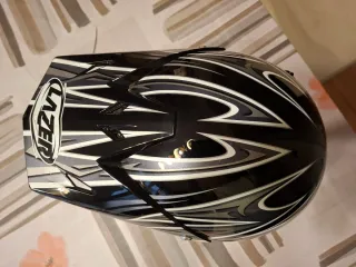 Casco Lazer Motocross y Gafas Hebo, talla XL
