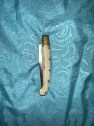Coltello vintage con manico in osso