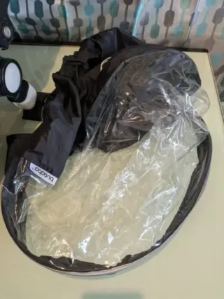 BURBUJA DE LLUVIA BUGABOO DE ALTA CALIDAD NEGRO