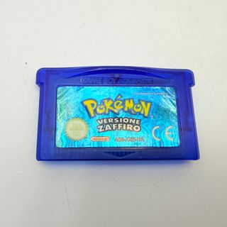 Pokemon Zaffiro Nintendo Game Boy Advance gba ita