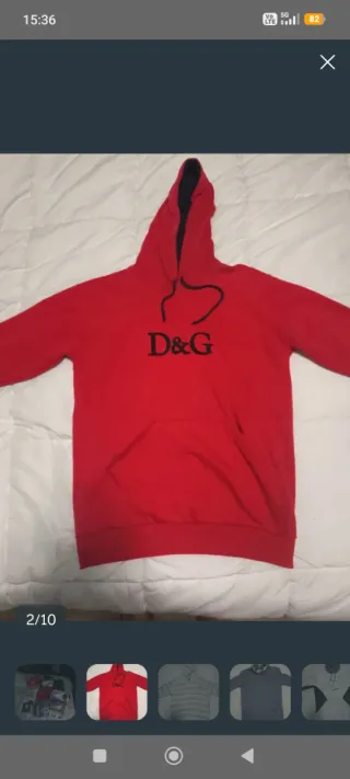 3 Sudaderas Dolce & Gabbana Rojas