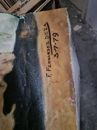 Tapiz antiguo militar