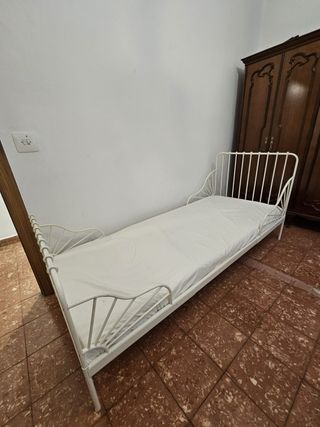 Cama MINNEN 80x200 cm extensible + somier incluido