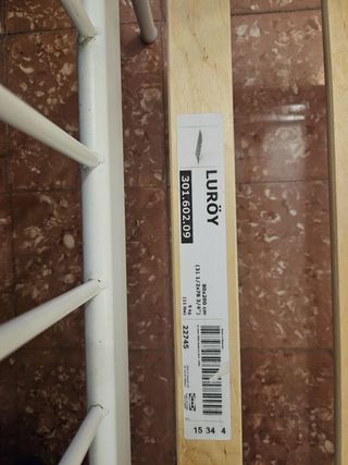 Cama MINNEN 80x200 cm extensible + somier incluido