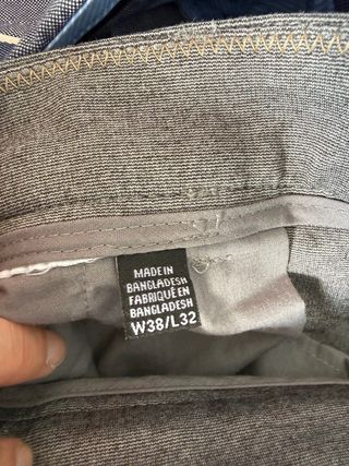 Pack 2 Pantalones Vestir Hombre M