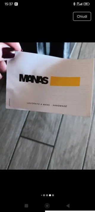 Tronchetto Manas N.41 Nero