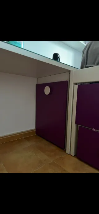 Dormitorio juvenil completo morado